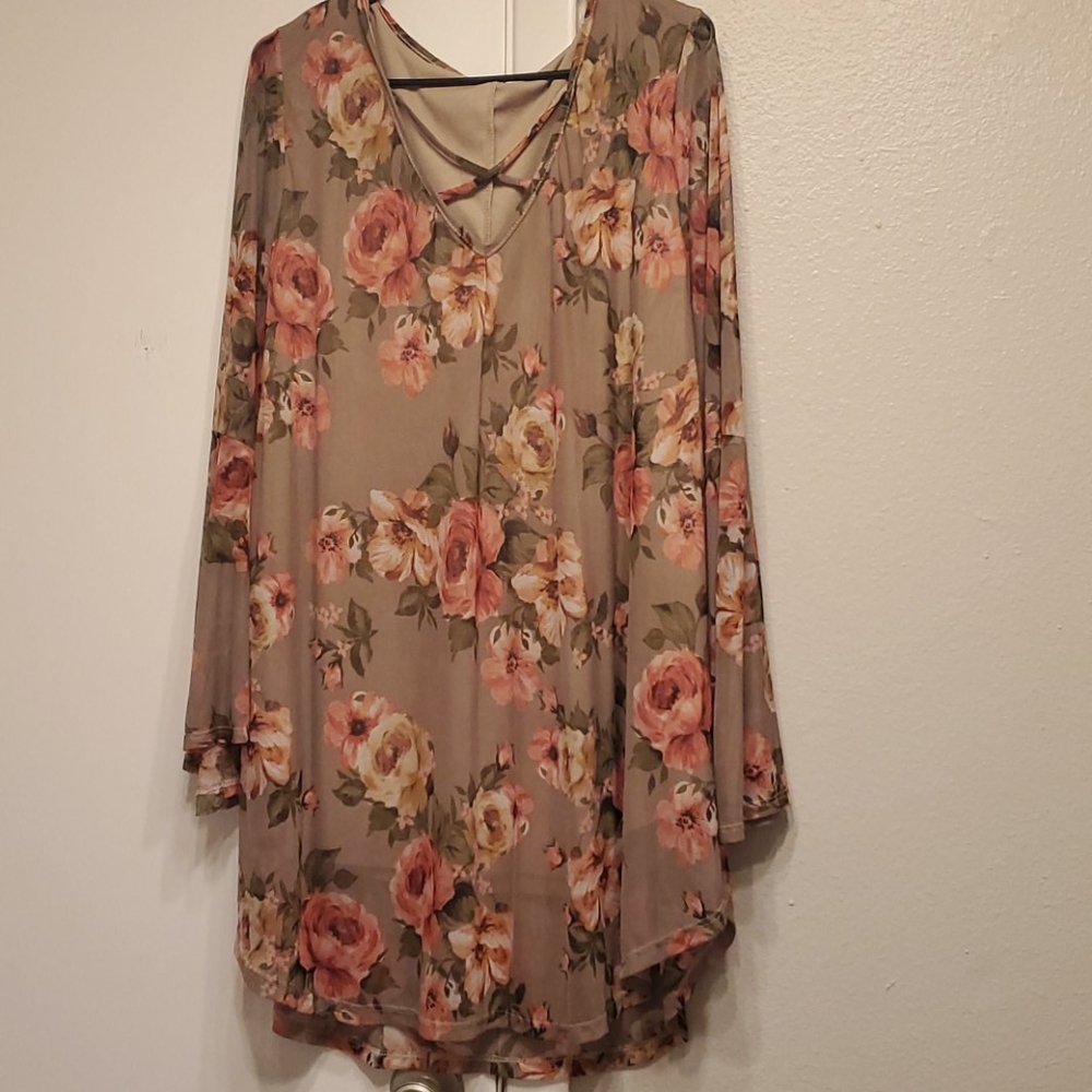 Floral tunic